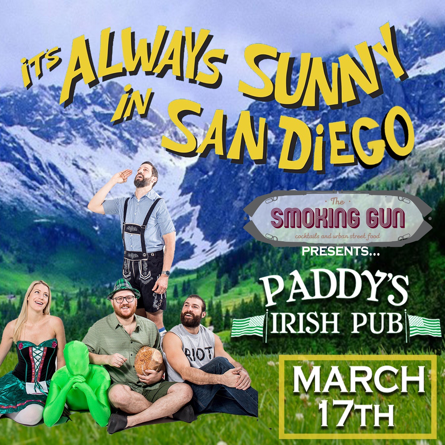 patricks day in the gaslamp quarter!