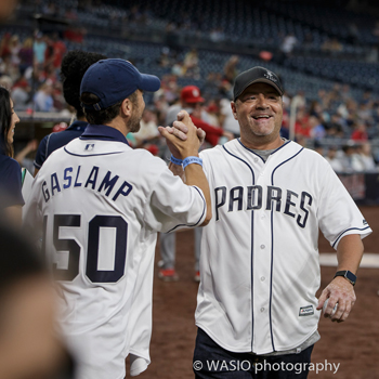 downtown san diego gaslamp quarter 150th anniversary night padres