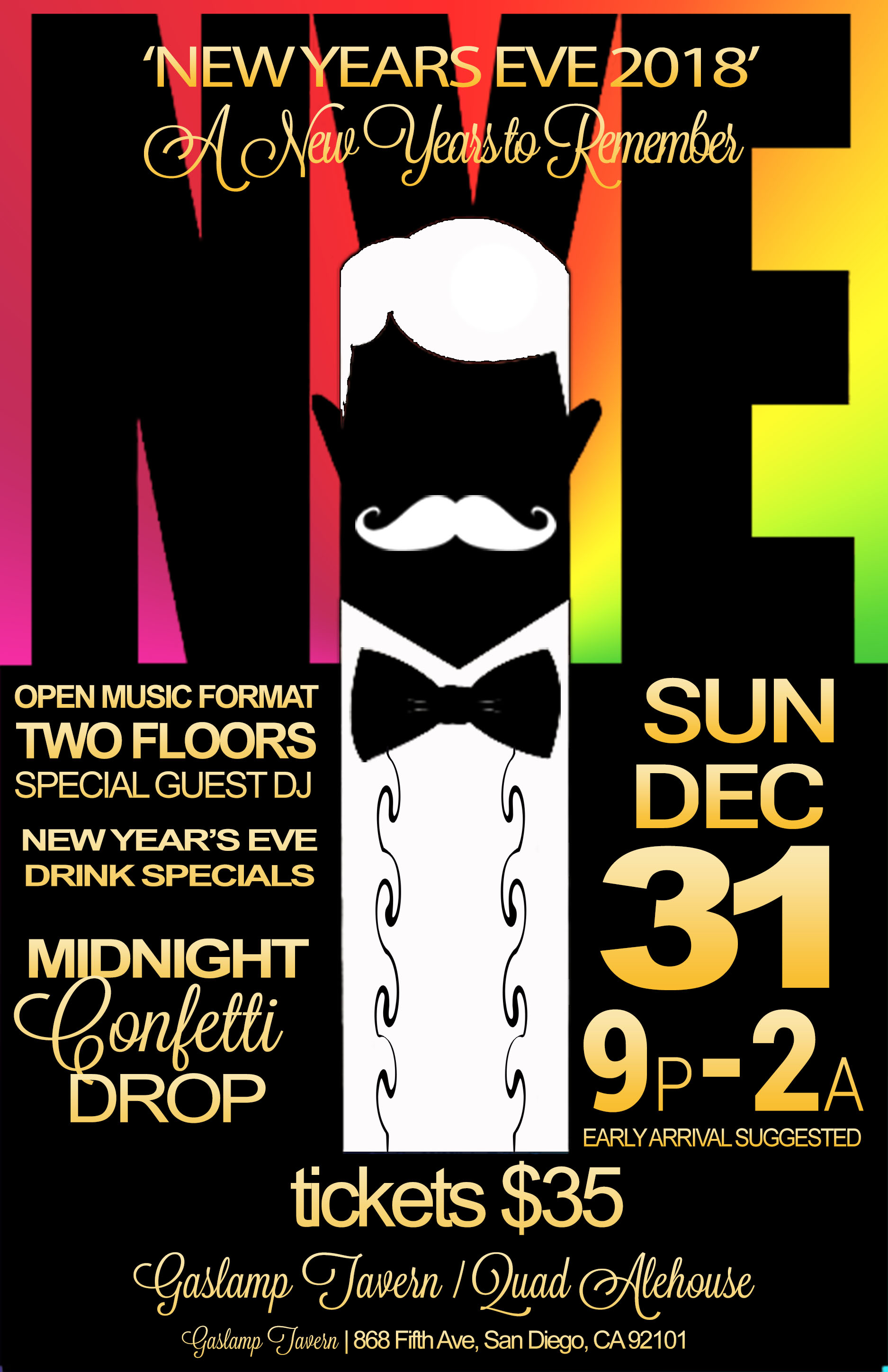 downtown san diego gaslamp quarter new year's gaslamp tavern quad alehouse