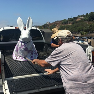 Transporting the Sculpture