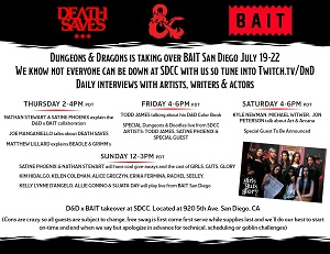 downtown san diego gaslamp quarter comic-con dungeons and dragons x bait