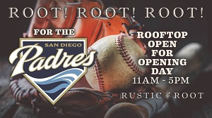 downtown san diego gaslamp quarter padres opening day rustic root