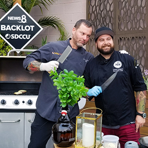 downtown san diego gaslamp quarter food network's chopped executive chef colten union and executive chef kevin barleymash cbs8 downtown san diego gaslamp quarter food network's chopped executive chef colten union and executive chef kevin barleymash cbs8