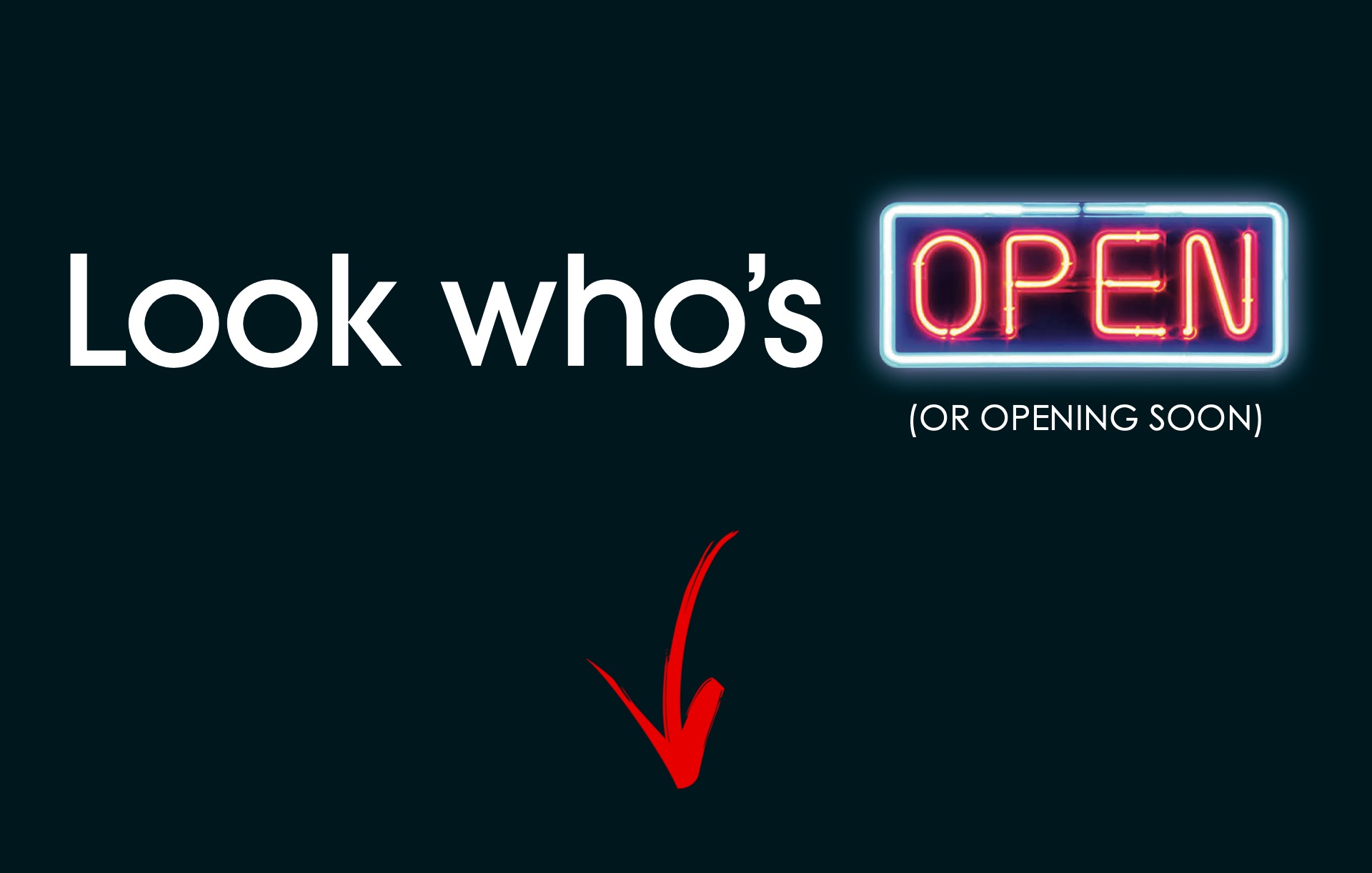 Look who's open in the Gaslamp Look who's open in the Gaslamp